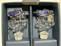 Vintage Marquis Waterford crystal wine stoppers,