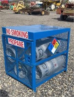 Cage & LP Cylinders for Propane Mowers
