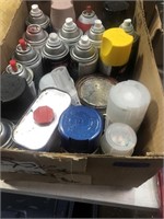 BOX SPRAY PAINT & MISC