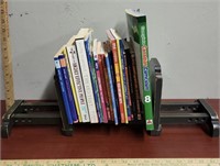 Book Holder with Aprox. 10 Books