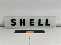 SHELL Glass Petrol Pump Insert - 400 x 95