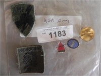 Vintage US Army Patches & Pins