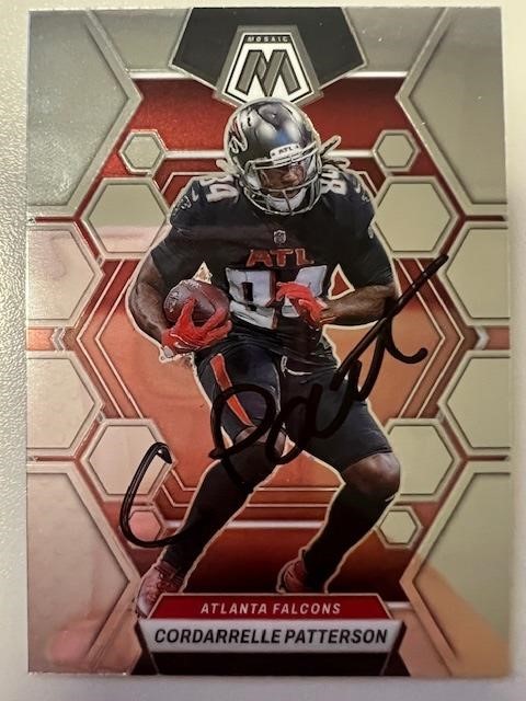 Cordarrelle Patterson Signed Card with COA