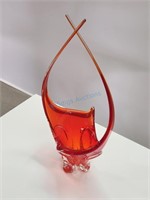 Stretch Art Glass Centrepiece Bowl Chalet Lorraine