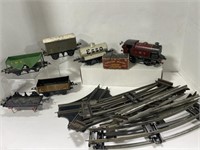 Train Track and Hornby Train Cars/Engine