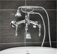 WALL MOUNT CLAW FOOT TUB FAUCET
