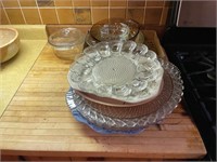 Glass Platters, Bowls, Dishes