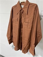 Vintage Kmart brown long sleeve shirt size 10