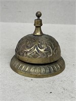 Victorian Brass Counter Service Bell