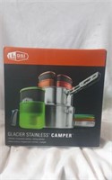 Glacier Stainless camping dishes pack