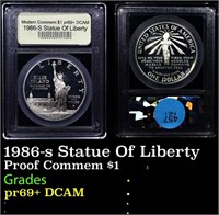 Proof 1986-s Statue Of Liberty Modern Commem Dolla