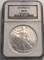 2004 American Silver Eagle