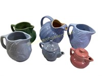 Art Pottery Pitchers, Tea Pots