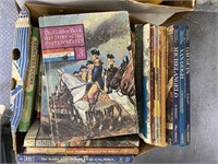 Box of Hard Back Books approx 25