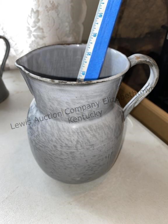 Grey Granite Ware Enamel Ware Water pitcher