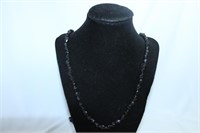 Black Beads Necklace