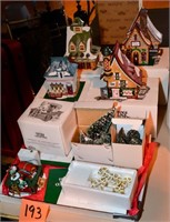 Christmas Village pieces 5+