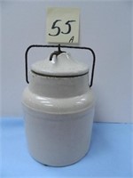 Weir Crock Canning Jar w/ Lid (Complete)