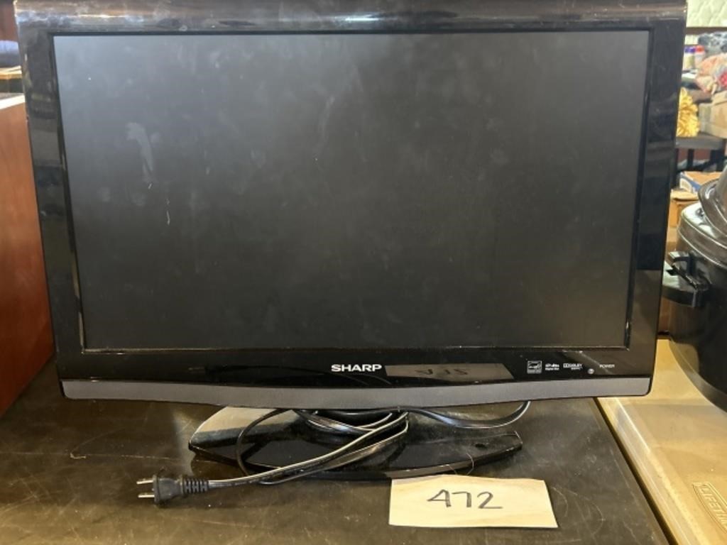 Sharp Monitor 22in w/ Built in DvD Player