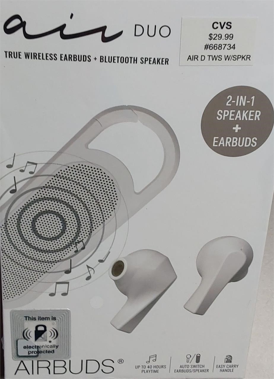 Air Duo 2-in-1 Speaker & Earbuds