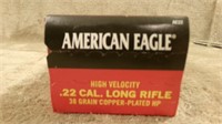 1 Box American Eagle High Velocity 22 LR