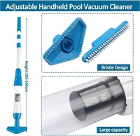 Pool Vacuum, cordless Handheld Pool Cleaner