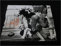 Jerry Sherk signed 8x10 photo Beckett COA