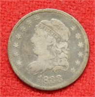 1833 Bust Silver Half Dime