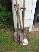 Shovels & 4 way wrench