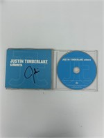 Autograph COA Justin Timberlake CD