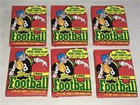 1990 Topps Football Wax Pack LOT of 6 Sealed Packs