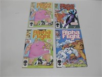 Four Alpha Flight Comic Books See Info