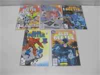 Five Blue Beetle Comic Books