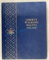 Walking liberty half dollar collection book 36