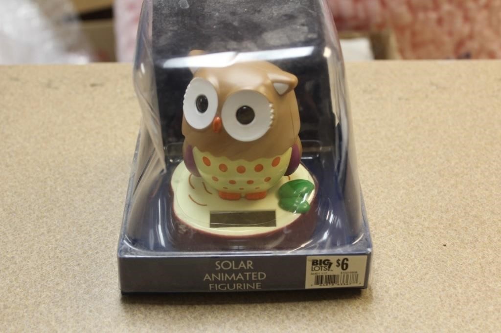 Animated Owl Figurine