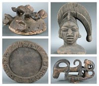 West African style sculptures, 20th century.