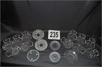 Assorted Glass Ash Trays and Coasters