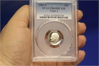 PCGS Graded Roosevelt Dime