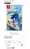 Nintendo Switch Sonic Game (New)