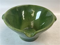 Green Pottery Bowl