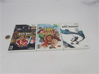 3 jeux Nintendo Wii dont Epic Mickey