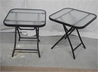 Two Patio Tables