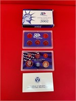 2002 United States Mint Proof Set & State Quarters