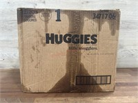 12-20 pack size 1 Huggies diapers