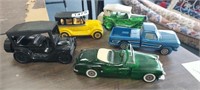 (5) VINTAGE AVON COLOGNE CARS