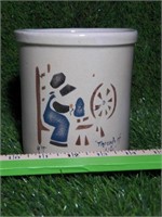 "Threads of Life"1987 Roseville Pottery crock