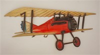 Vintage Sexton airplane wall art