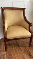 Antique library chair, full size with gold color