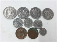 Various Coins From Netherlands