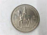 1953 Queen Elizabeth Il 5 Shilling